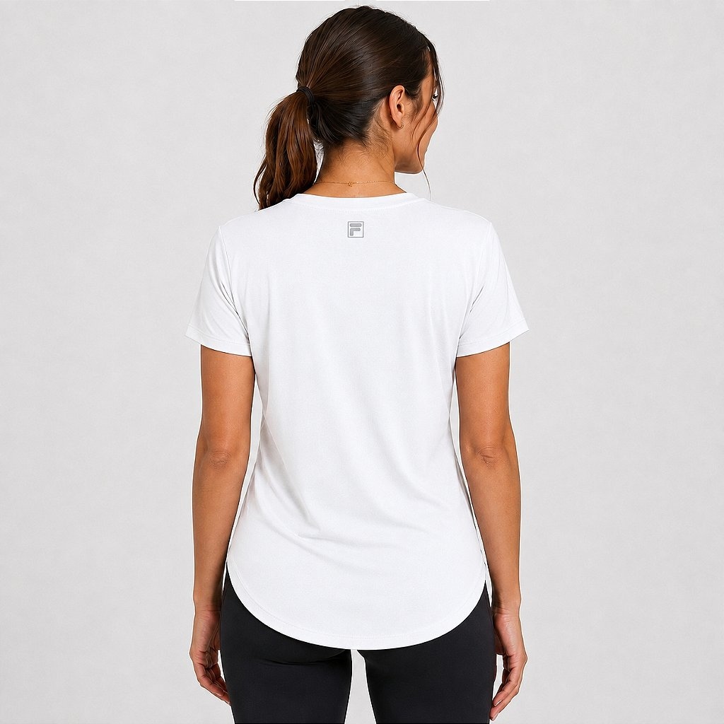 Imagem 2 do produto Camiseta Fila Crepe Flow Feminina