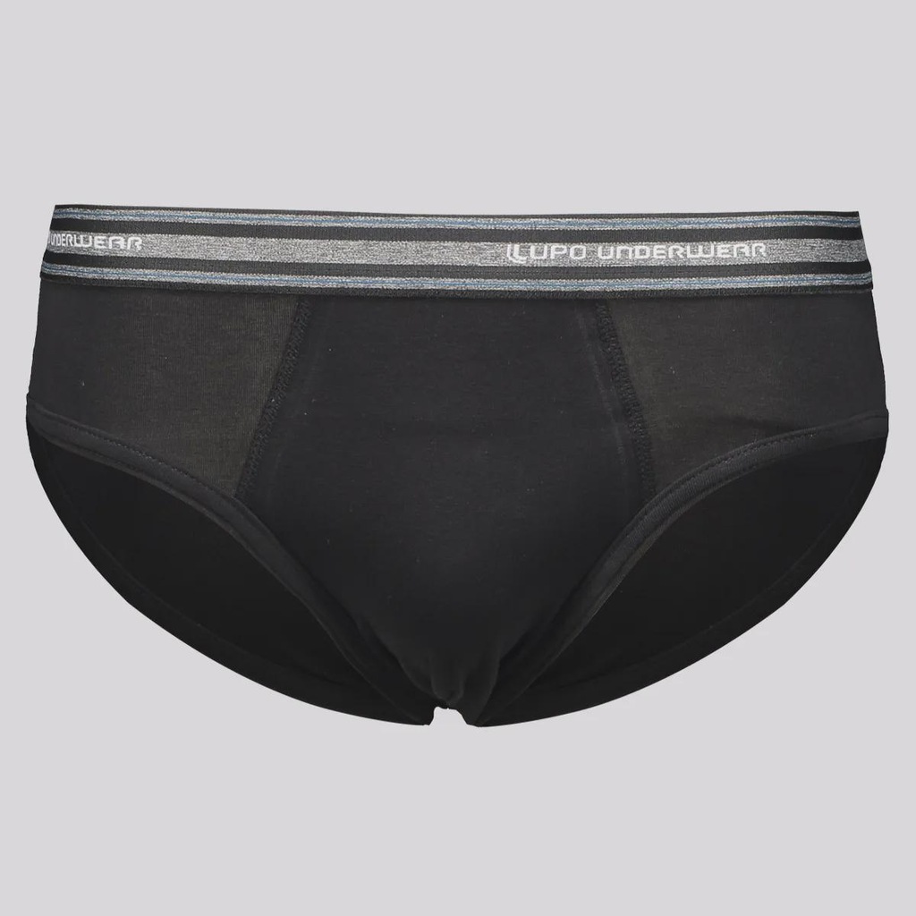 Imagem 4 do produto Kit Cueca Slip Lupo Algodão com Elastano Masculino - 6 Unidades