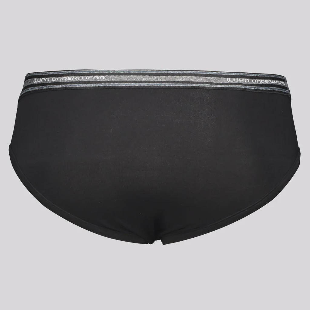 Imagem 5 do produto Kit Cueca Slip Lupo Algodão com Elastano Masculino - 6 Unidades
