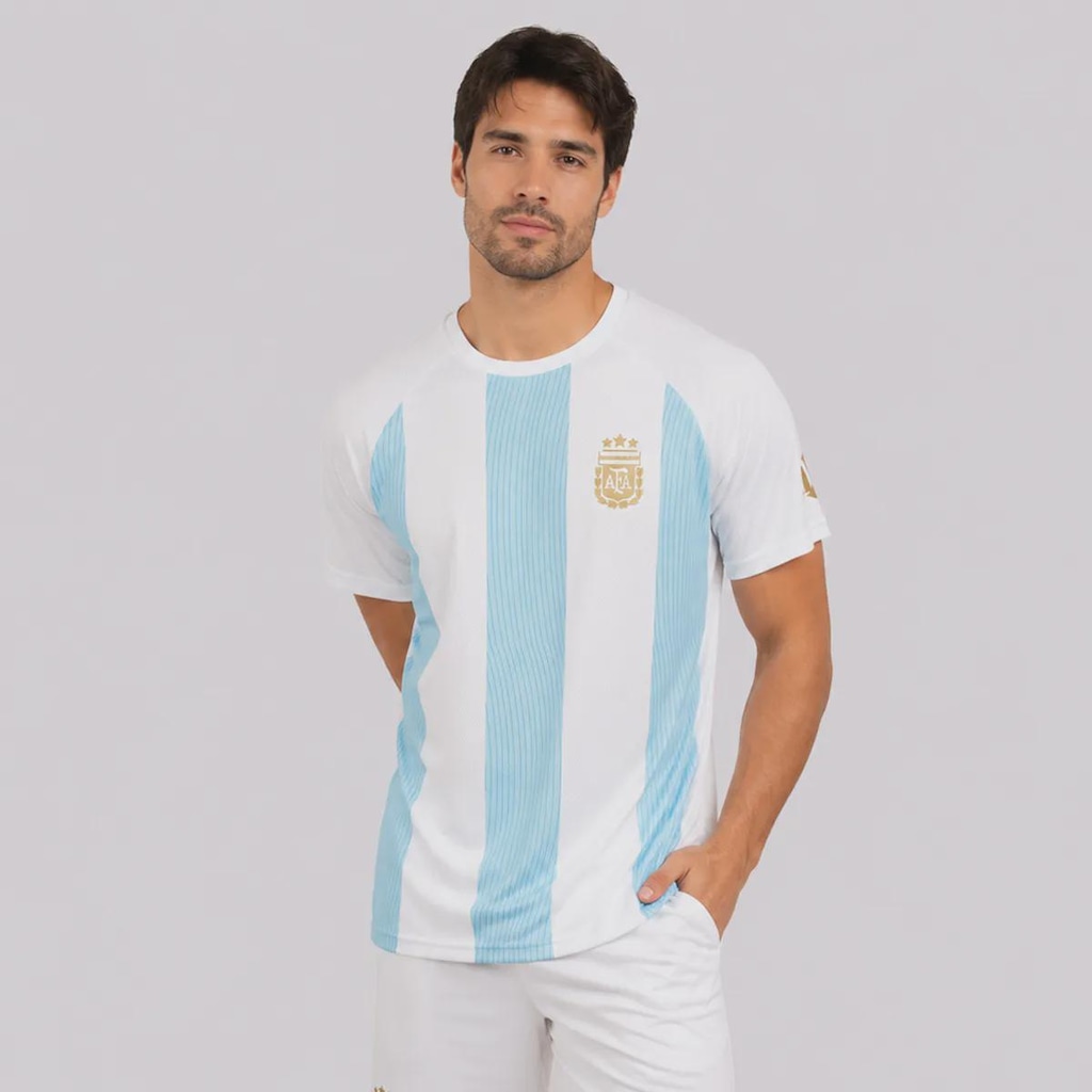 Imagem 2 do produto Camisa Argentina Selección 9 J. Álvarez Masculina