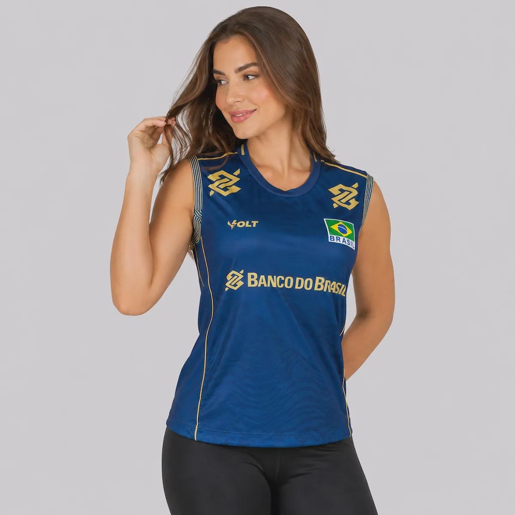 Imagem 2 do produto Camiseta Regata Volt Brasil Volêi CBV II 2026 Feminina