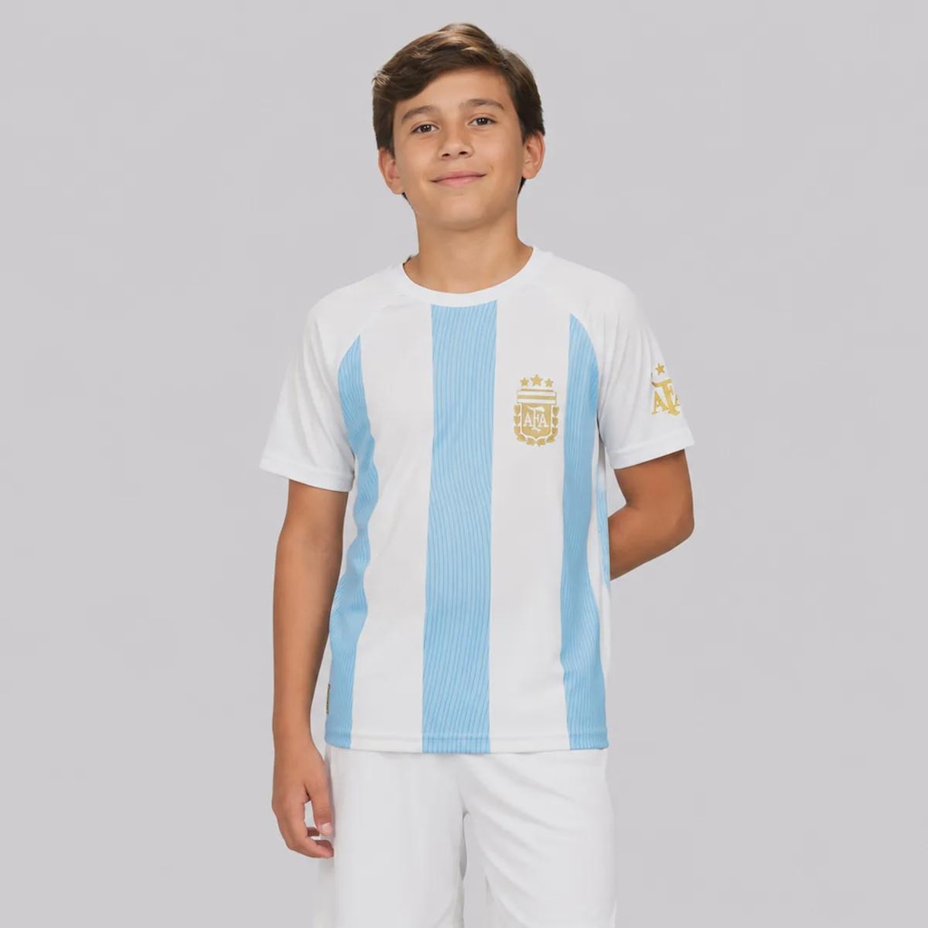 Imagem 2 do produto Camisa Argentina Selección 10 Messi Infantil