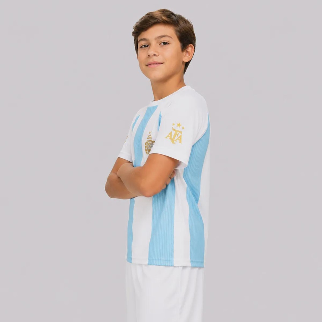 Imagem 4 do produto Camisa Argentina Selección 10 Messi Infantil