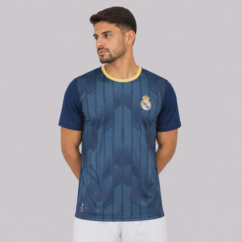 Imagem 2 do produto Camisa Real Madrid Campeones 5 Bellingham Masculina