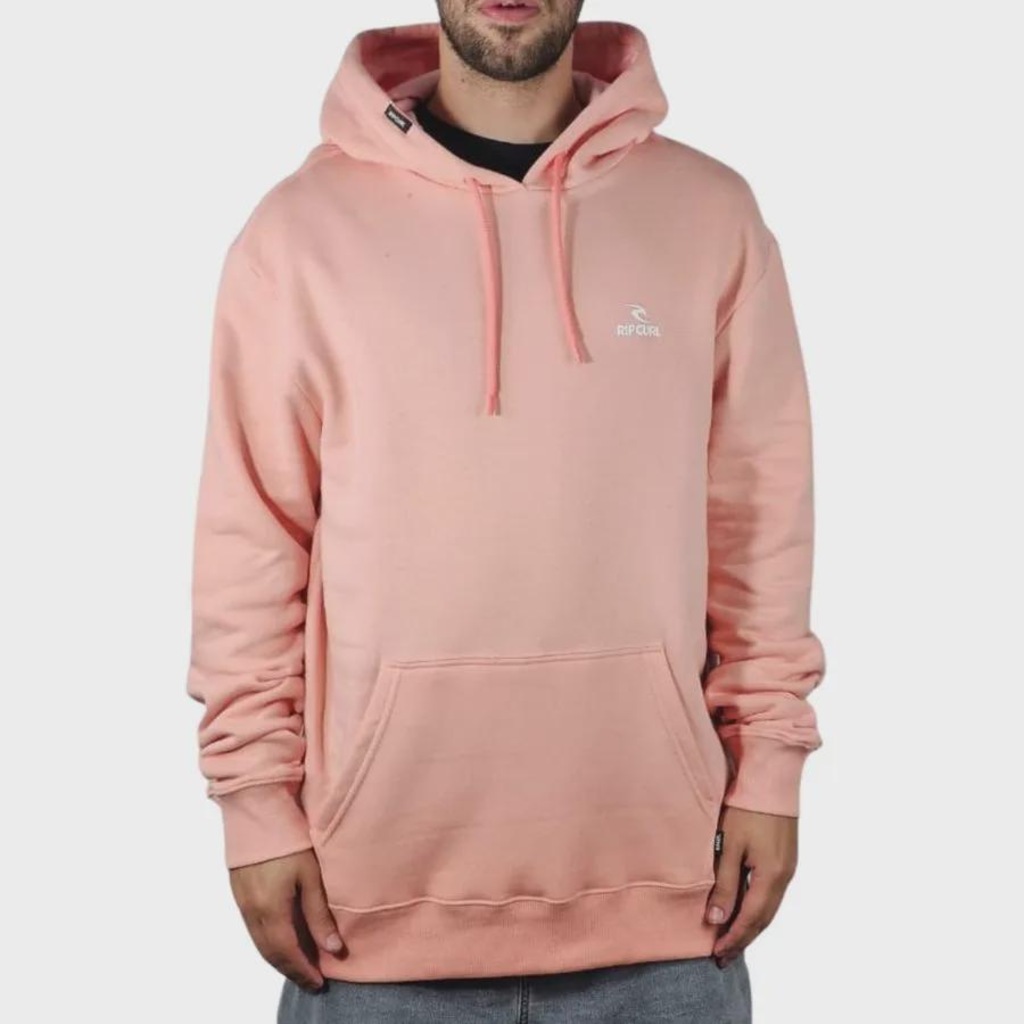 Imagem 1 do produto Blusão Moletom Rip Curl Corporate Hood Salmon Masculino