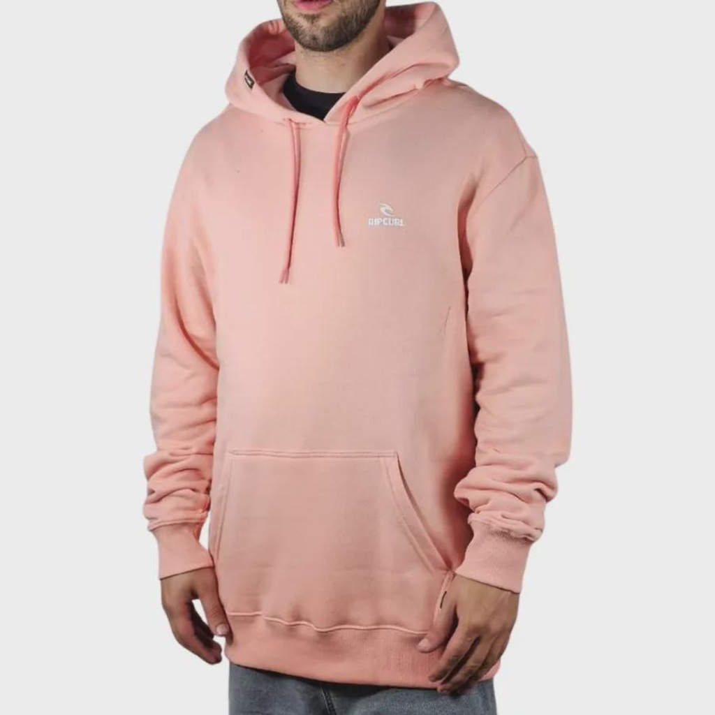 Imagem 3 do produto Blusão Moletom Rip Curl Corporate Hood Salmon Masculino