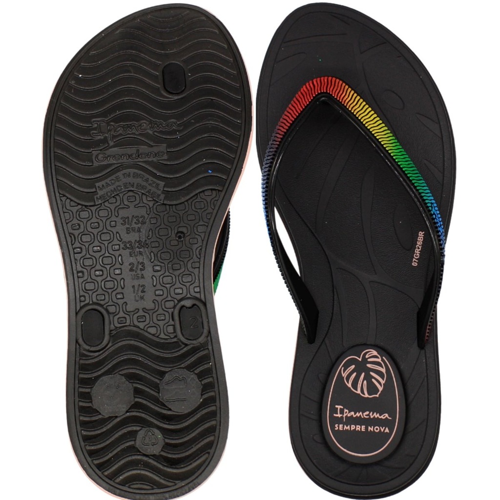 Imagem 3 do produto Chinelo de Dedo Ipanema Shine Tiras Degradê Infantil
