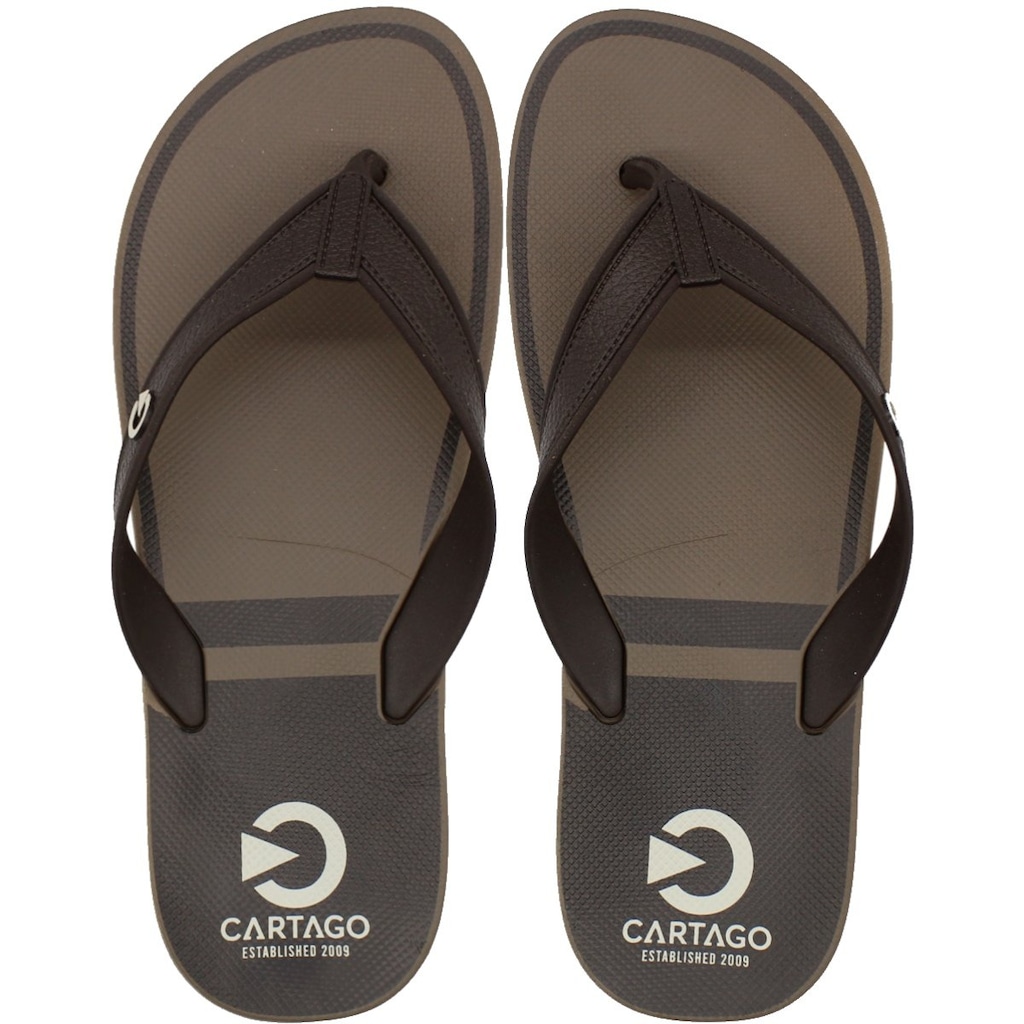 Imagem 1 do produto Chinelo de Dedo Cartago Lugano Tiras Texturizadas Masculino