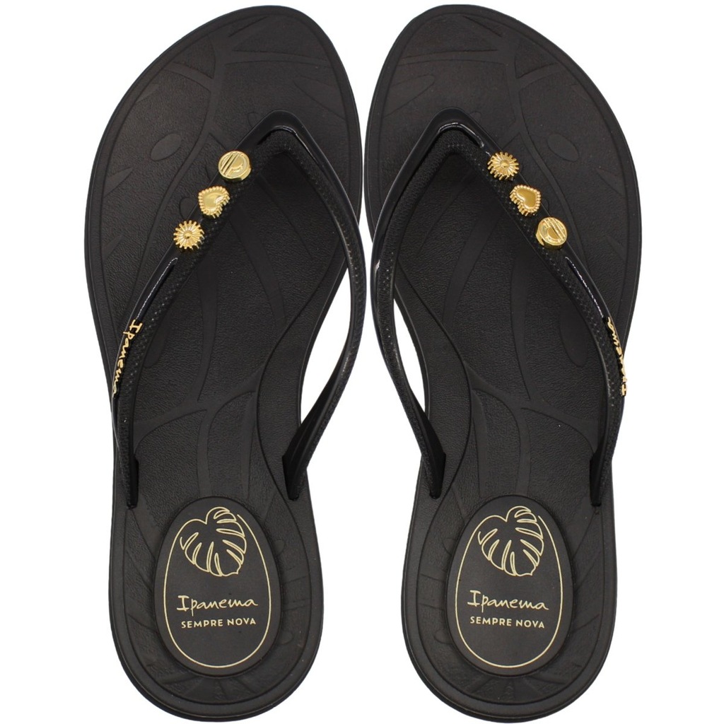 Imagem 1 do produto Chinelo de Dedo Ipanema Shine Sempre Nova Pingentes Feminino
