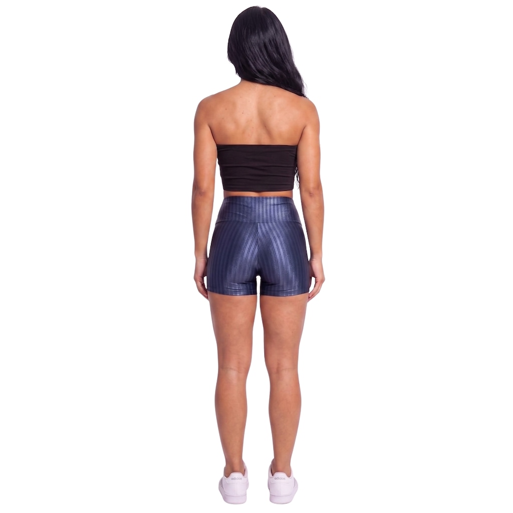 Imagem 3 do produto Conjunto Esportivo Fitness Top Tube Faixa e Short New Zig Vekyo Feminino