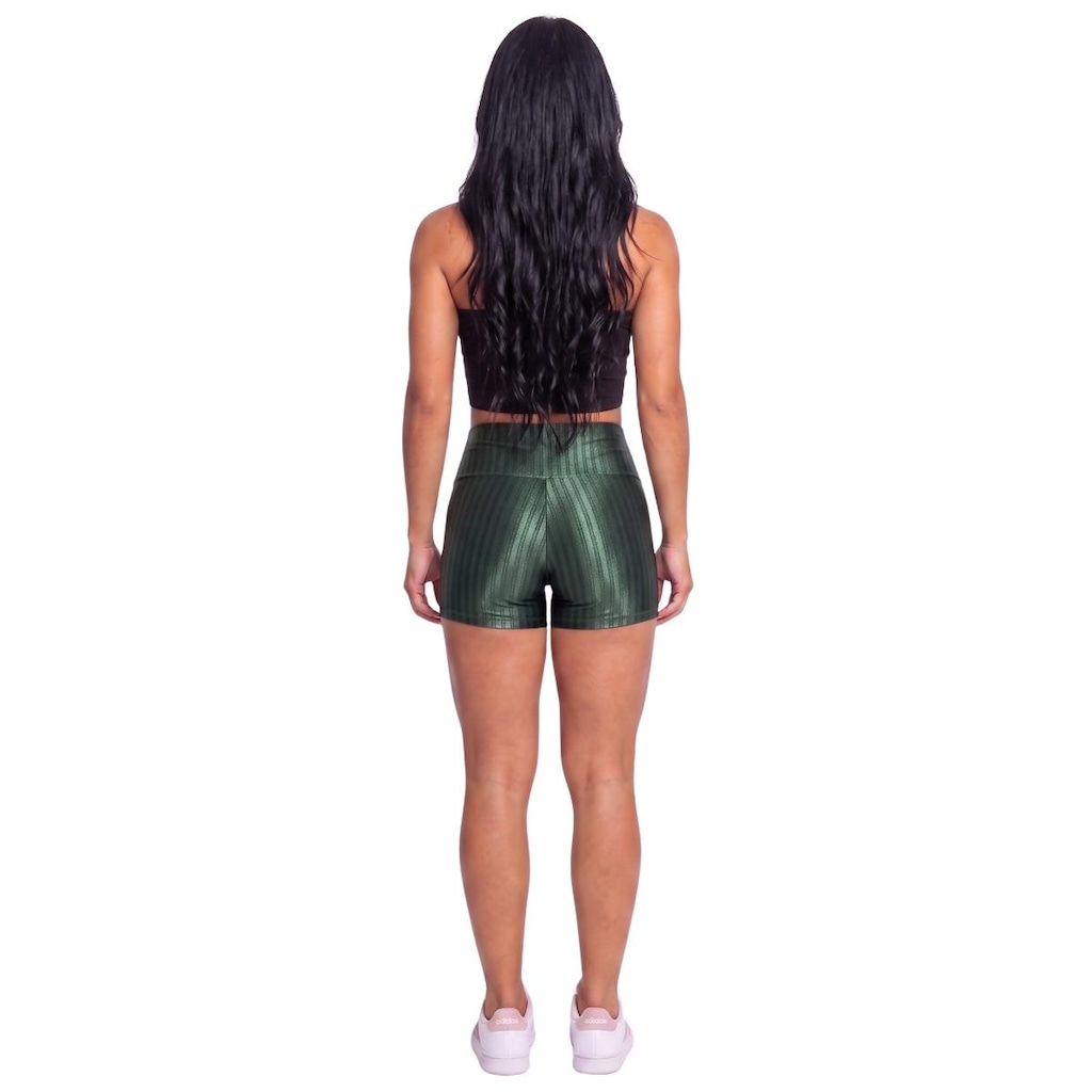 Imagem 3 do produto Conjunto Esportivo Fitness Top Tube Faixa e Short New Zig Vekyo Feminino