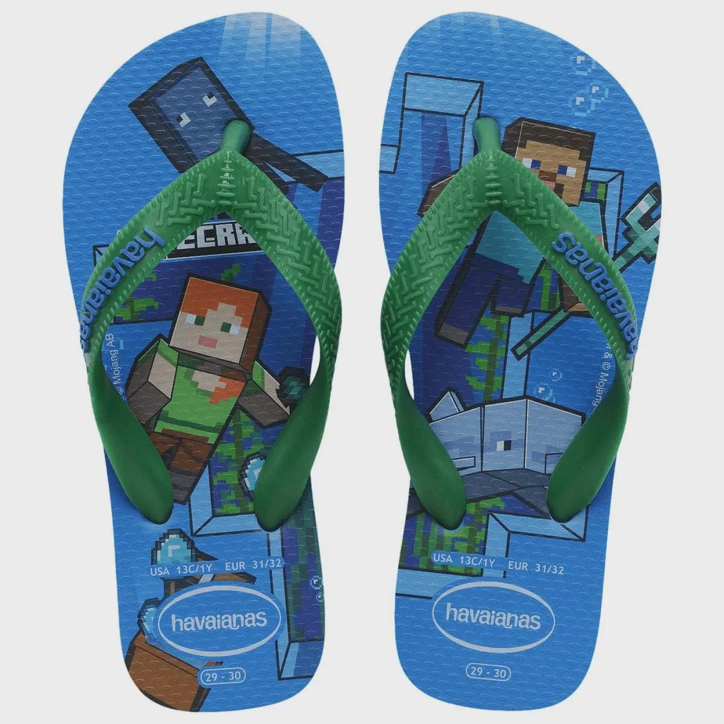 Imagem 1 do produto Chinelo Infantil Havaianas Menino Top Minecraft