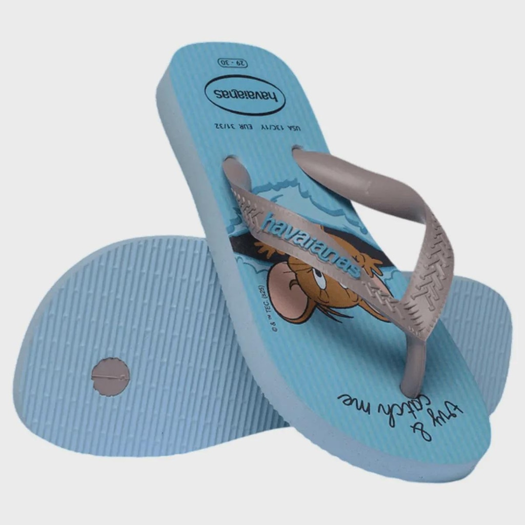 Imagem 2 do produto Chinelo Infantil Havaianas Menino Top Warner Tom e Jerry Azul