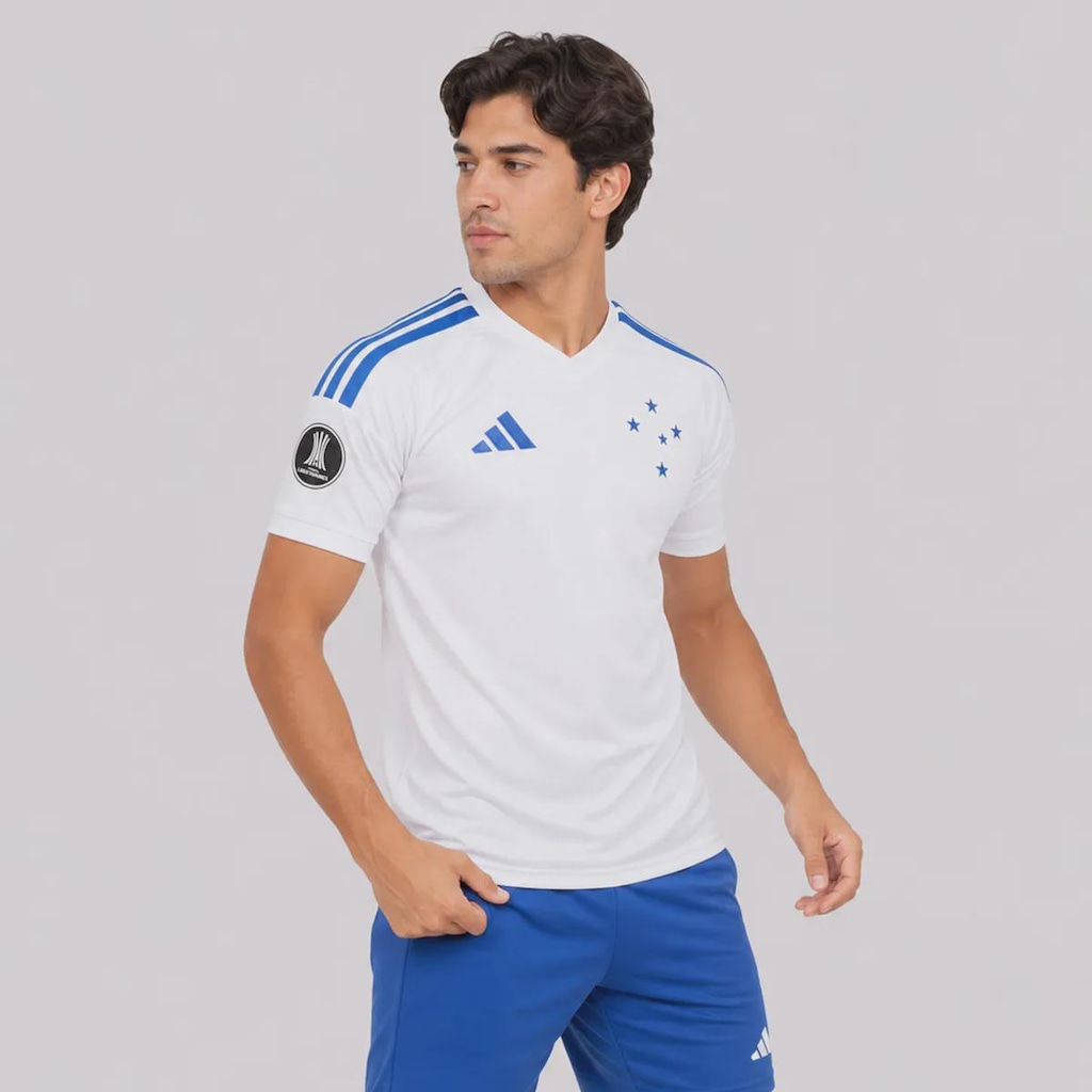 Imagem 2 do produto Camisa do Cruzeiro II 26/27 Patch Libertadores Adidas Masculina