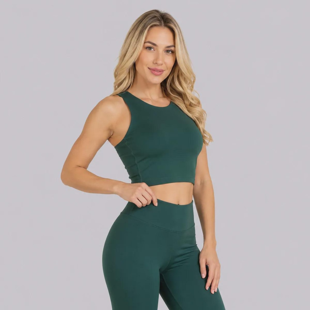 Imagem 2 do produto Top Olympikus Corre Foco Alongado Feminino