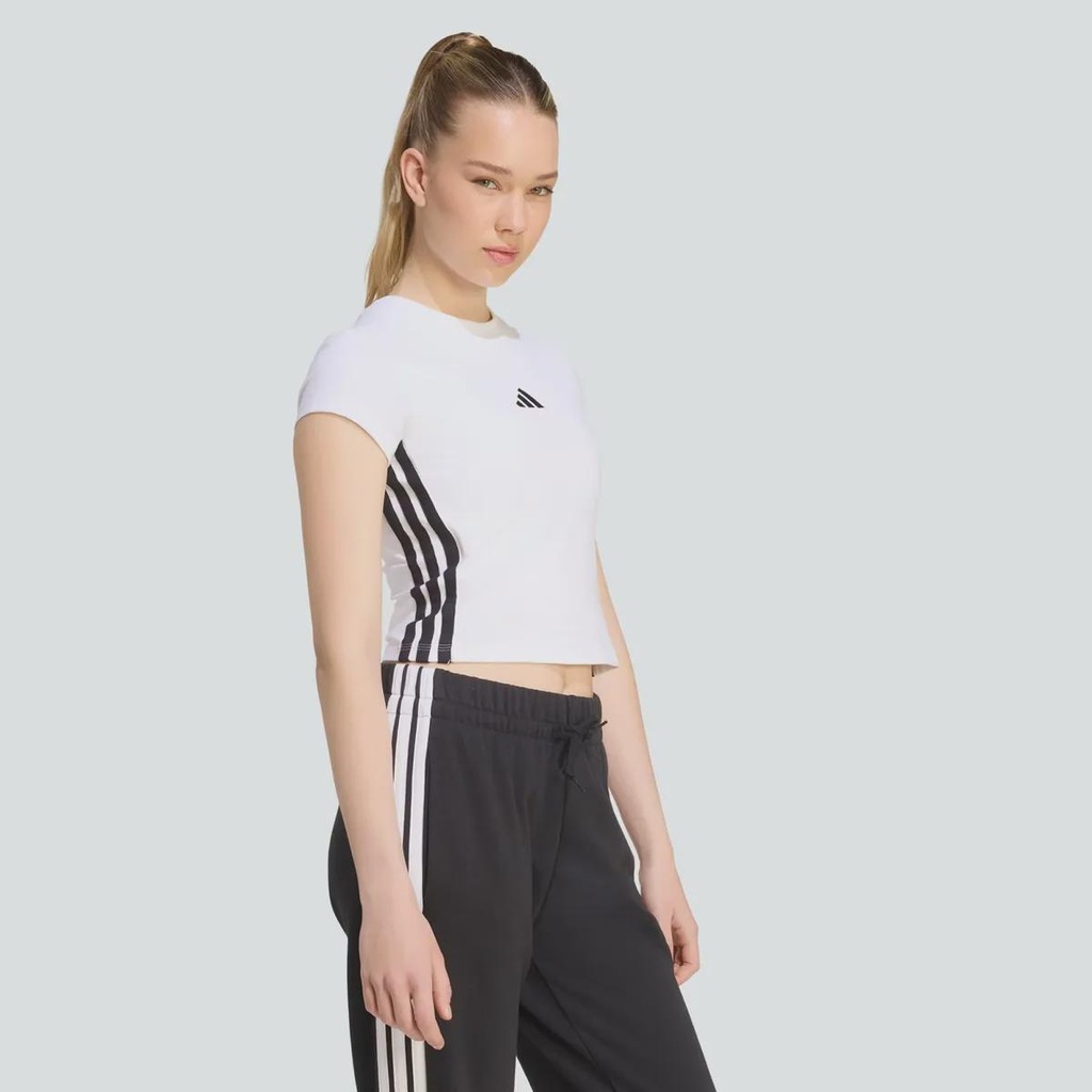 Imagem 1 do produto Camiseta Adidas Essentials 3 Stripes Feminina