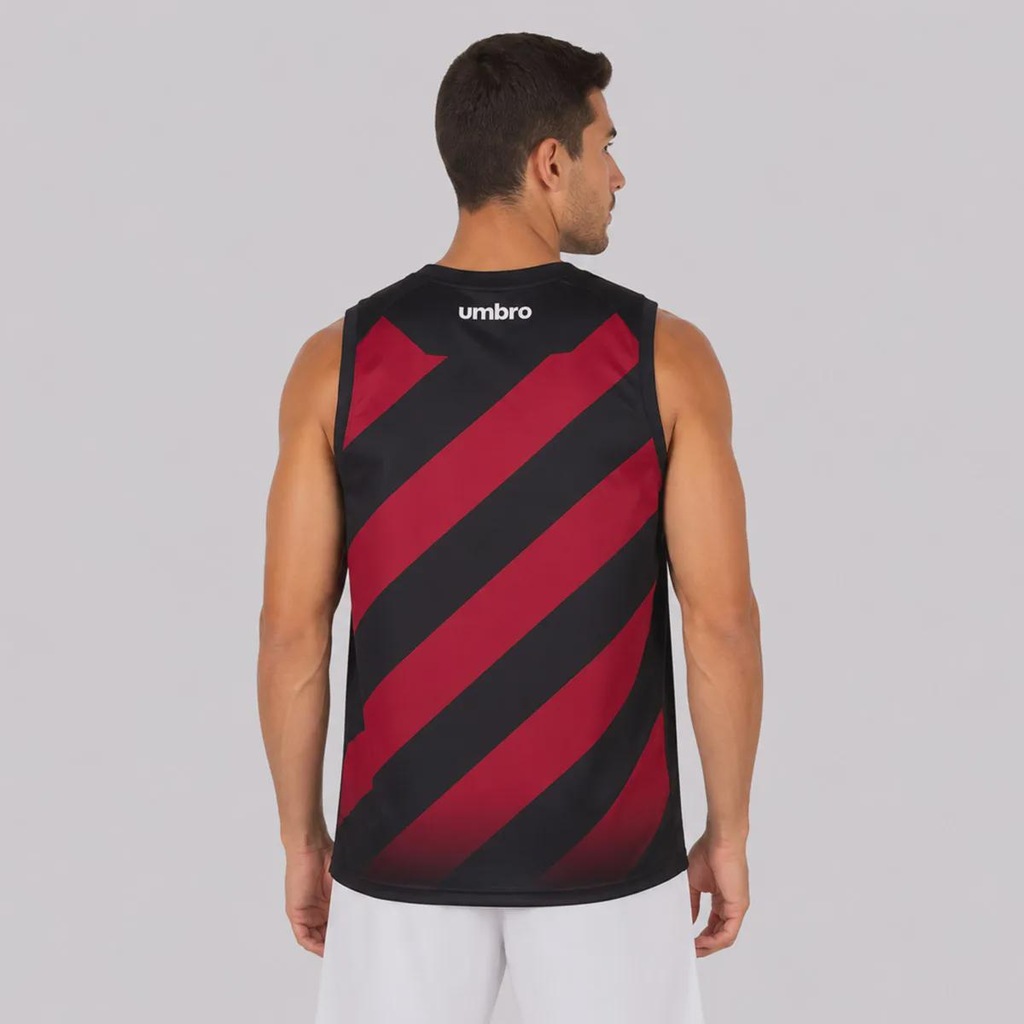 Imagem 4 do produto Camiseta Regata Umbro Athletico Paranaense I 2026 Basquete Masculina