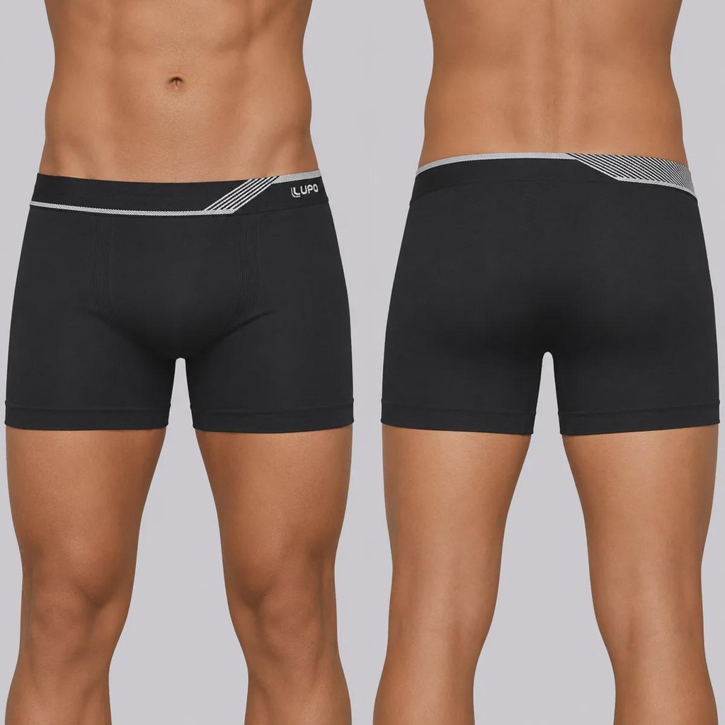 Imagem 3 do produto Kit Cueca Lupo Boxer Microfibra Sem Costura - 6 Unidades