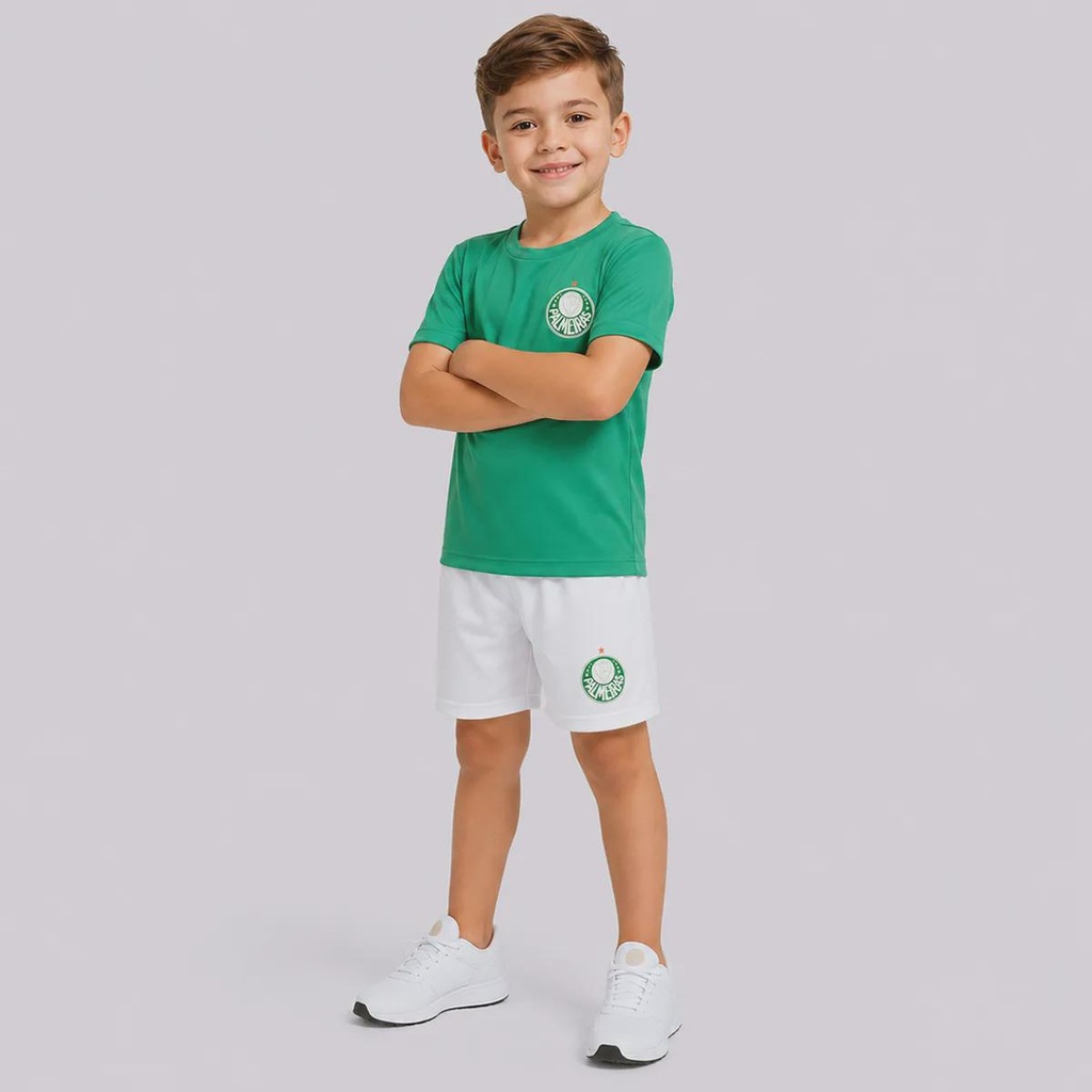 Imagem 2 do produto Kit Uniforme de Futebol do Palmeiras 1914 Infantil