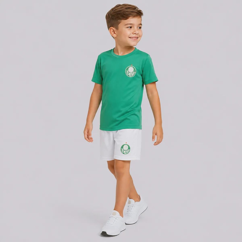 Imagem 3 do produto Kit Uniforme de Futebol do Palmeiras 1914 Infantil