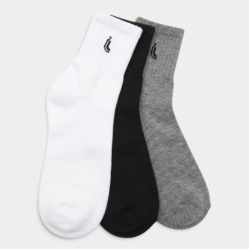 Imagem 2 do produto Kit 3 Pares Meias Lupo Sport Cano Médio - Masculina