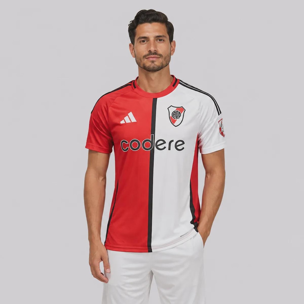 Imagem 1 do produto Camisa River Plate III 25/26 Patch Libertadores adidas Masculina