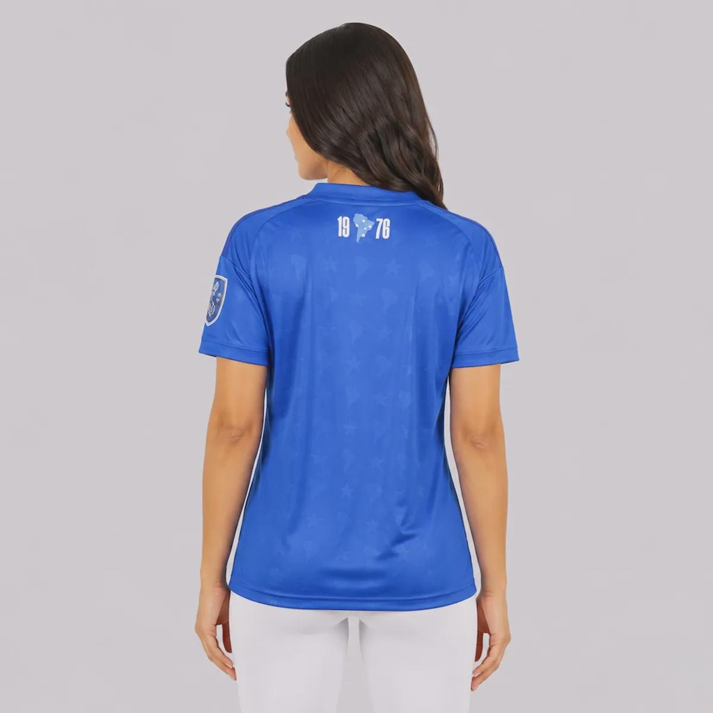 Imagem 4 do produto Camisa do Cruzeiro I 26/27 Patch Libertadores adidas Feminina