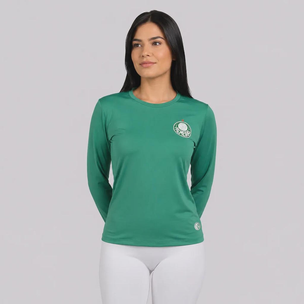 Imagem 1 do produto Camisa do Palmeiras 1914 Manga Longa UV50 Feminina