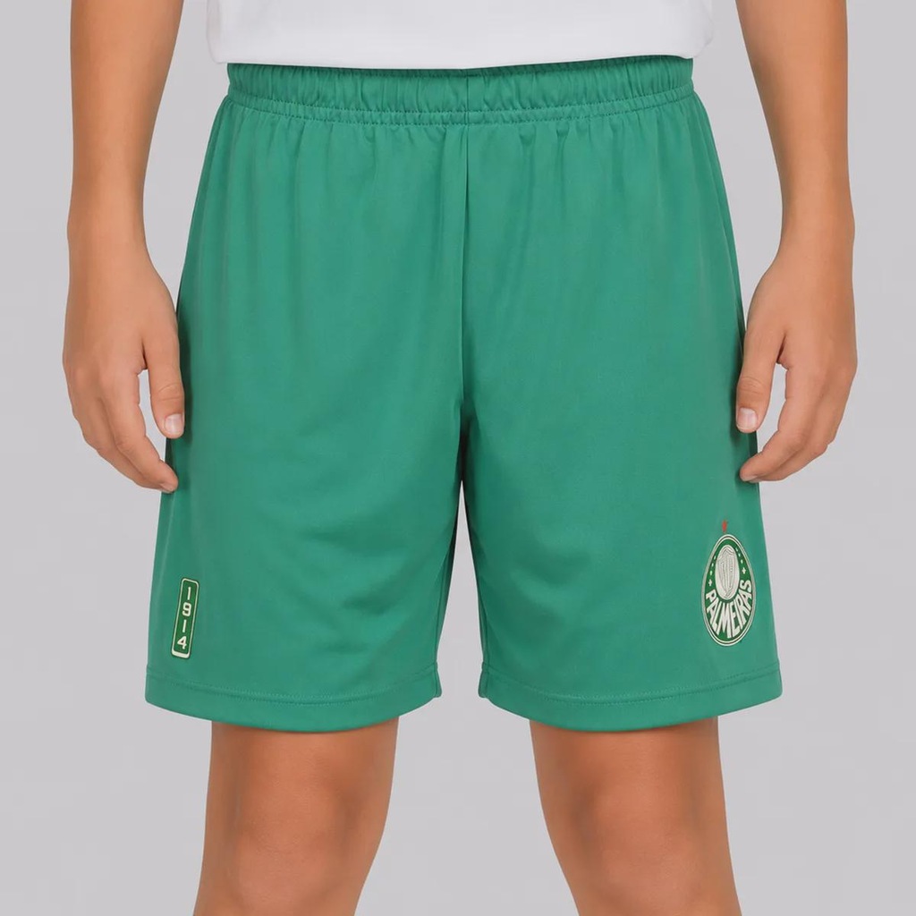 Imagem 1 do produto Calção do Palmeiras 1914 Escudo Infantil
