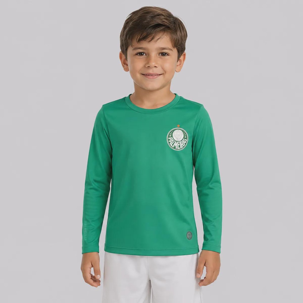 Imagem 1 do produto Camisa do Palmeiras 1914 Manga Longa UV50 Infantil