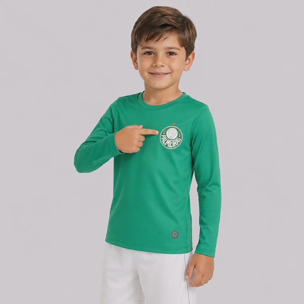 Imagem 2 do produto Camisa do Palmeiras 1914 Manga Longa UV50 Infantil