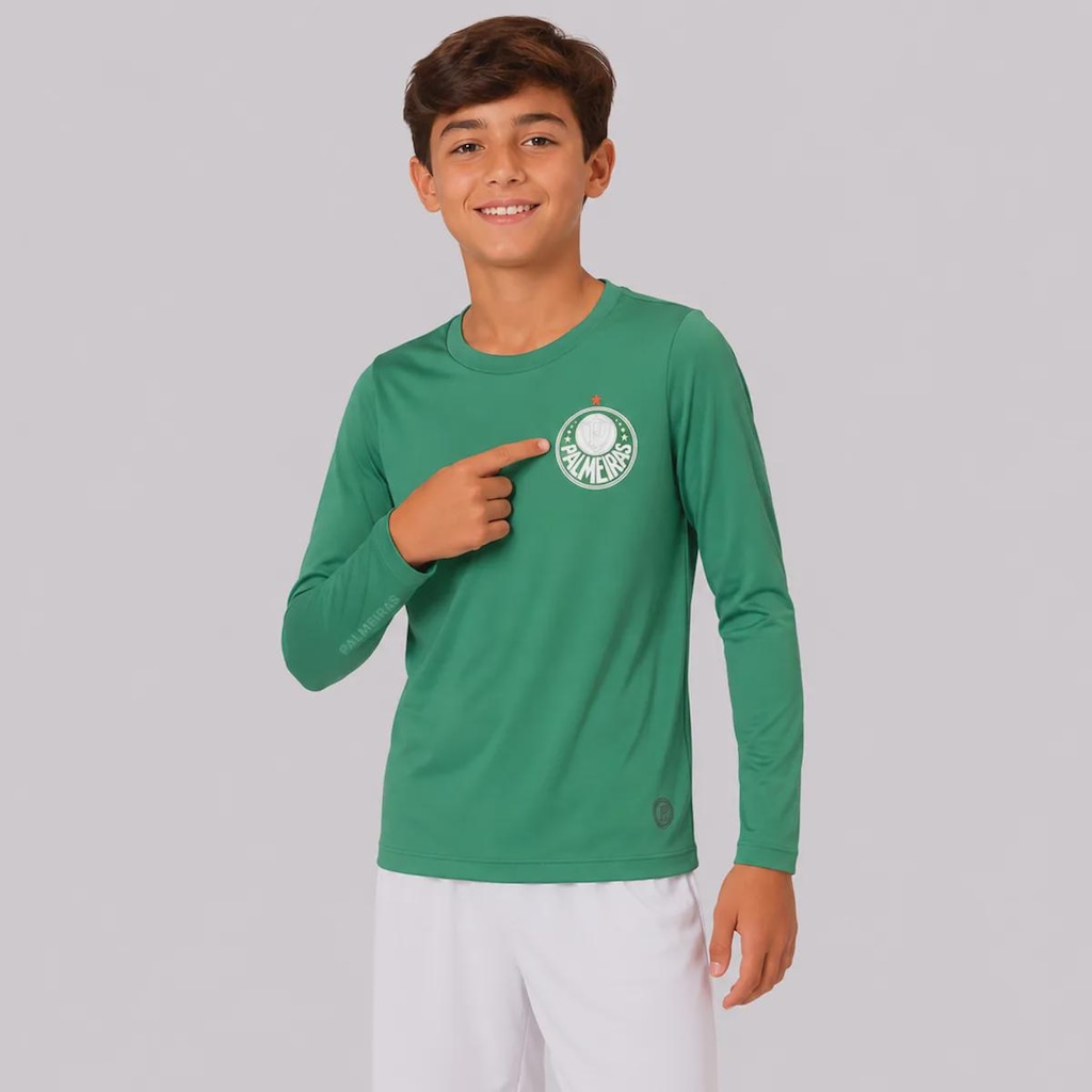 Imagem 2 do produto Camisa do Palmeiras 1914 Manga Longa UV50 Infantil