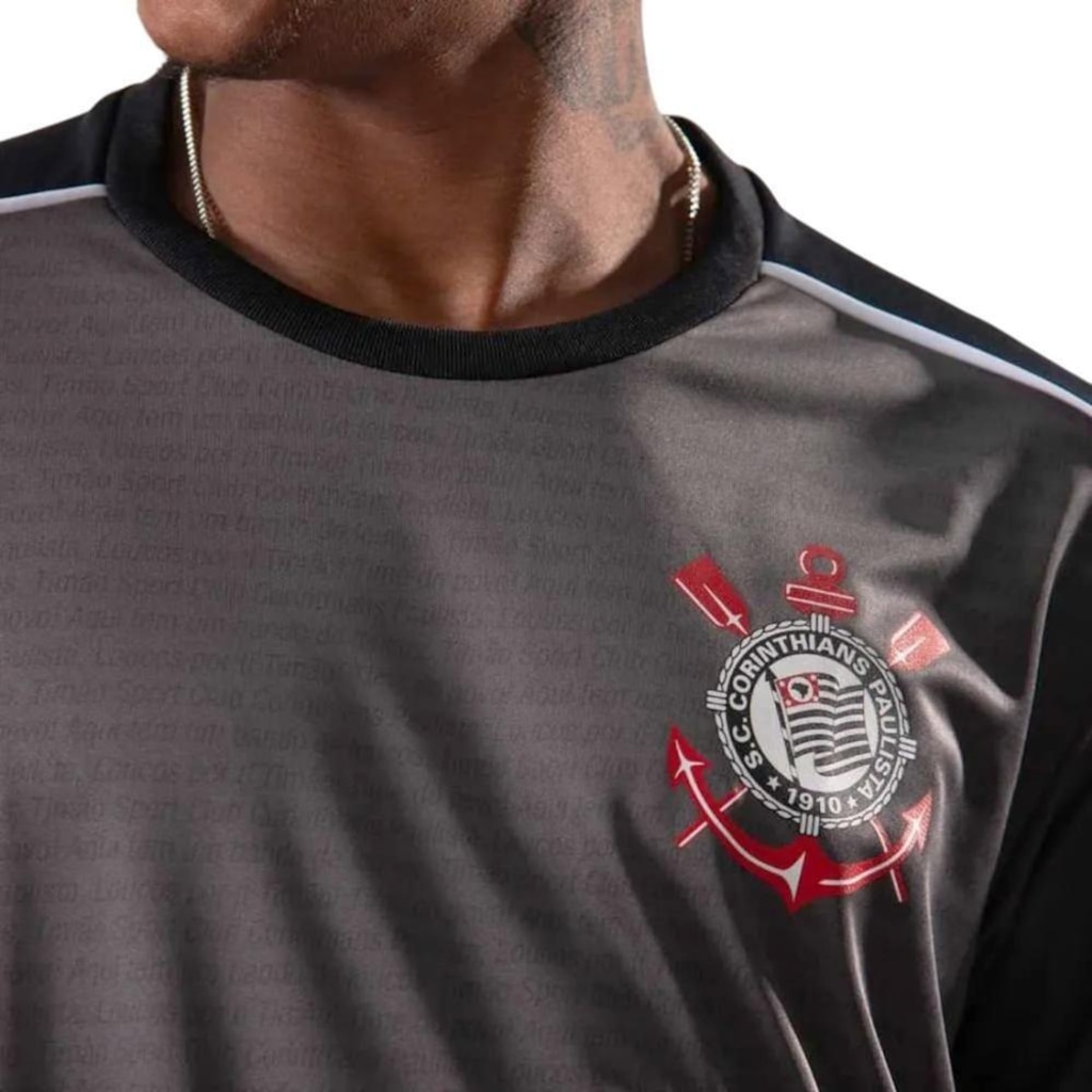 Imagem 4 do produto Camisa do Corinthians Corinto Mito Dry Braziline Masculina