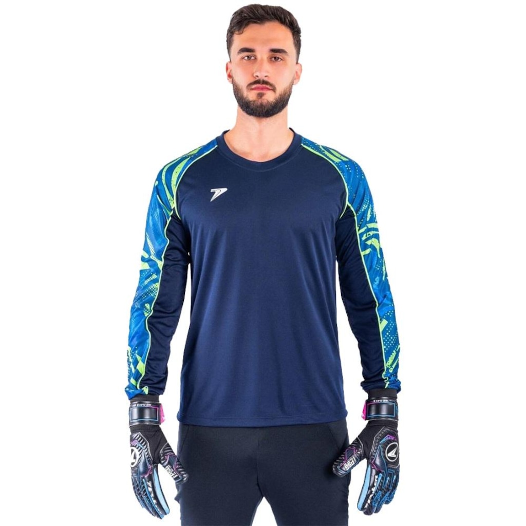 Imagem 1 do produto Camisa de Goleiro Poker Defender Manga Longa Masculina