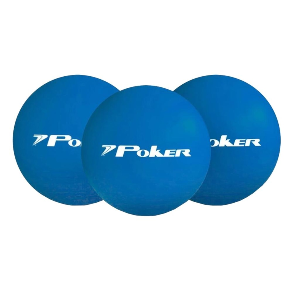 Imagem 1 do produto Kit 3 Bolas Frescobol Poker