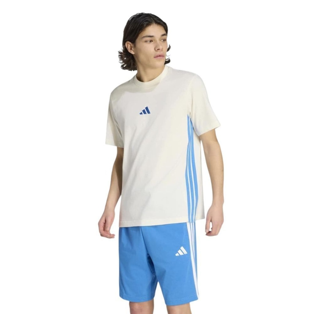 Imagem 1 do produto Camiseta adidas Essentials 3 Stripes Masculina