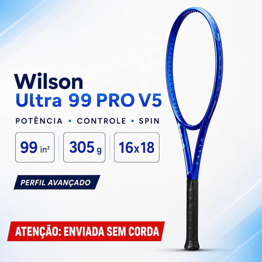 Imagem 3 do produto Raquete de Tênis Ultra 99 PRO V5 Wilson - Adulto