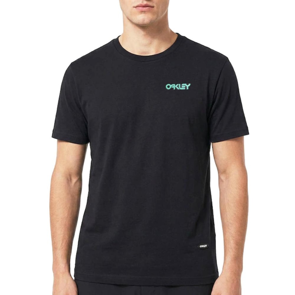 Imagem 1 do produto Camiseta Oakley B1B Warp Graphic Blackout Masculina