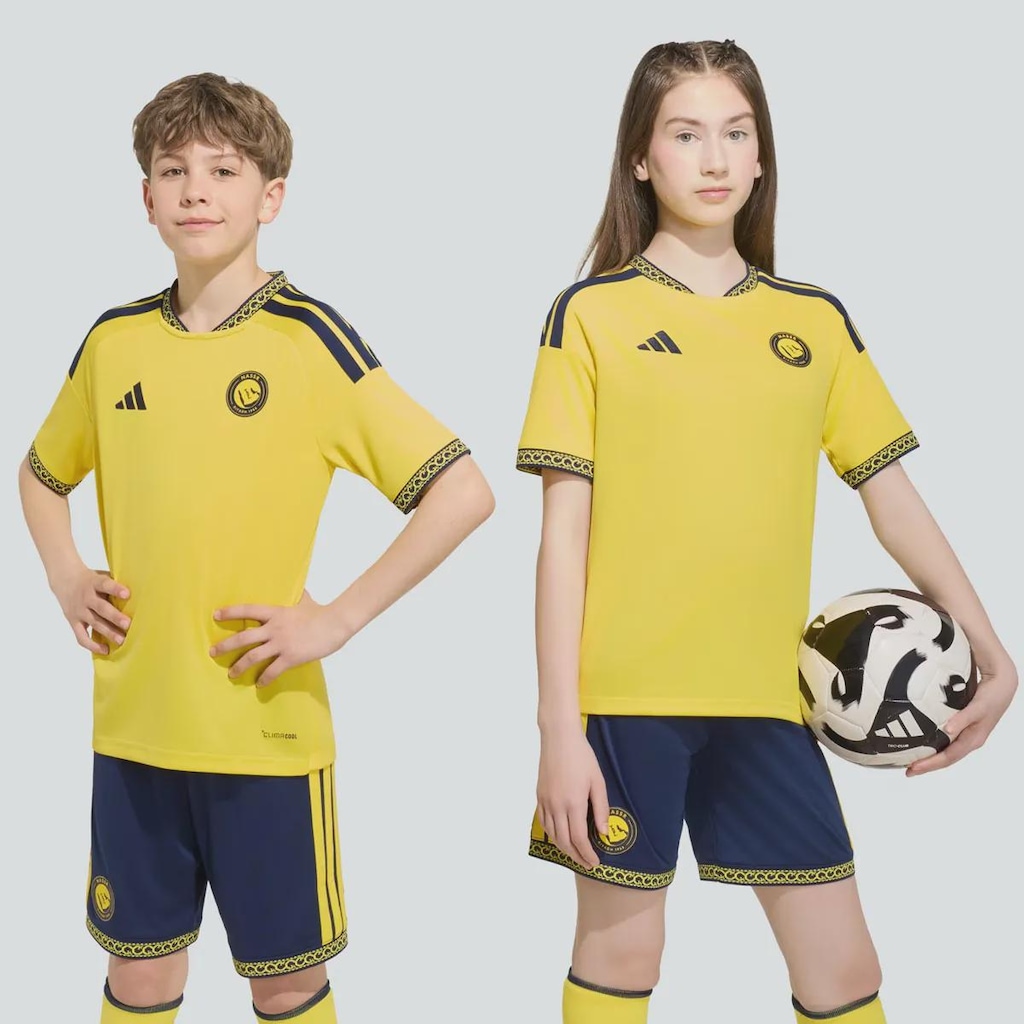 Imagem 3 do produto Camisa Al Nassr Home 26/27 7 Ronaldo adidas Infantil