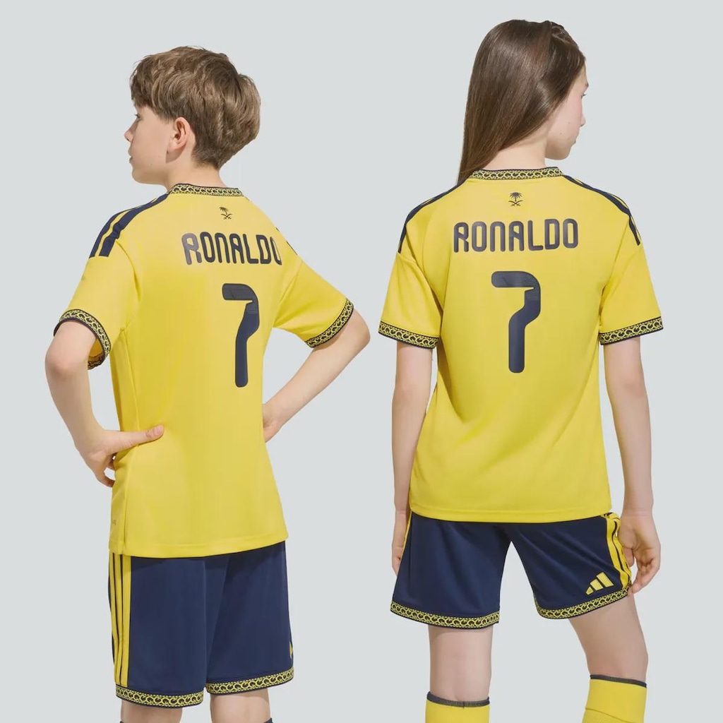 Imagem 4 do produto Camisa Al Nassr Home 26/27 7 Ronaldo adidas Infantil