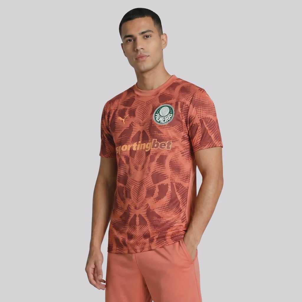 Imagem 2 do produto Camisa de Goleiro do Palmeiras II 25/26 com Patrocínio 1 Carlos Miguel Puma Masculina