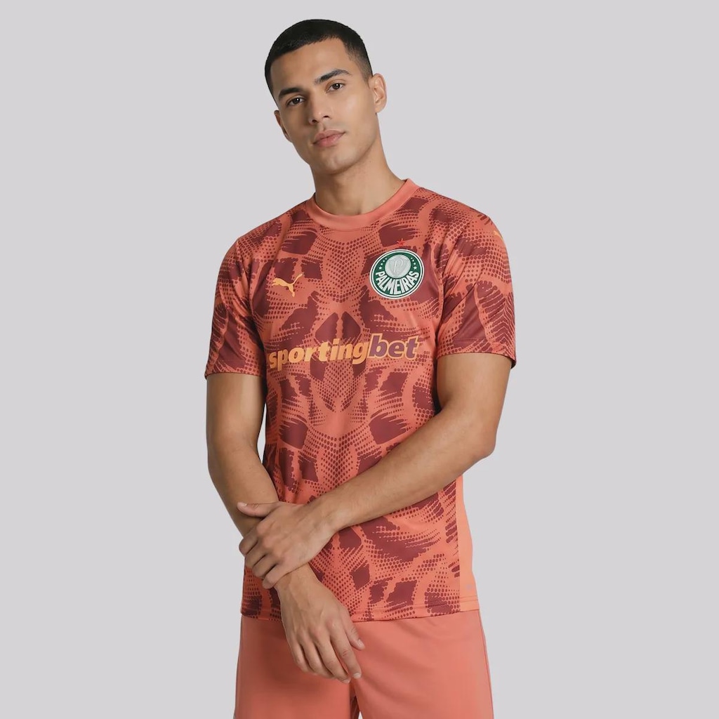 Imagem 3 do produto Camisa de Goleiro do Palmeiras II 25/26 com Patrocínio 1 Carlos Miguel Puma Masculina