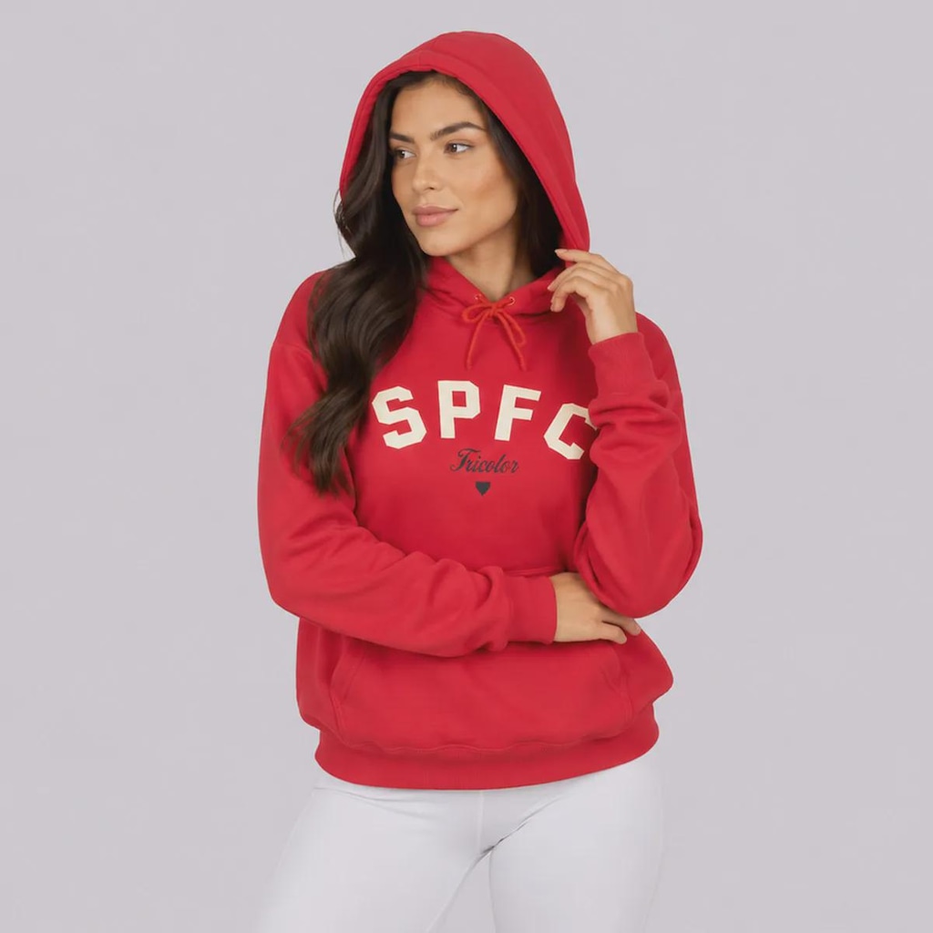 Imagem 3 do produto Blusão de Moletom do São Paulo Tricolor Feminino