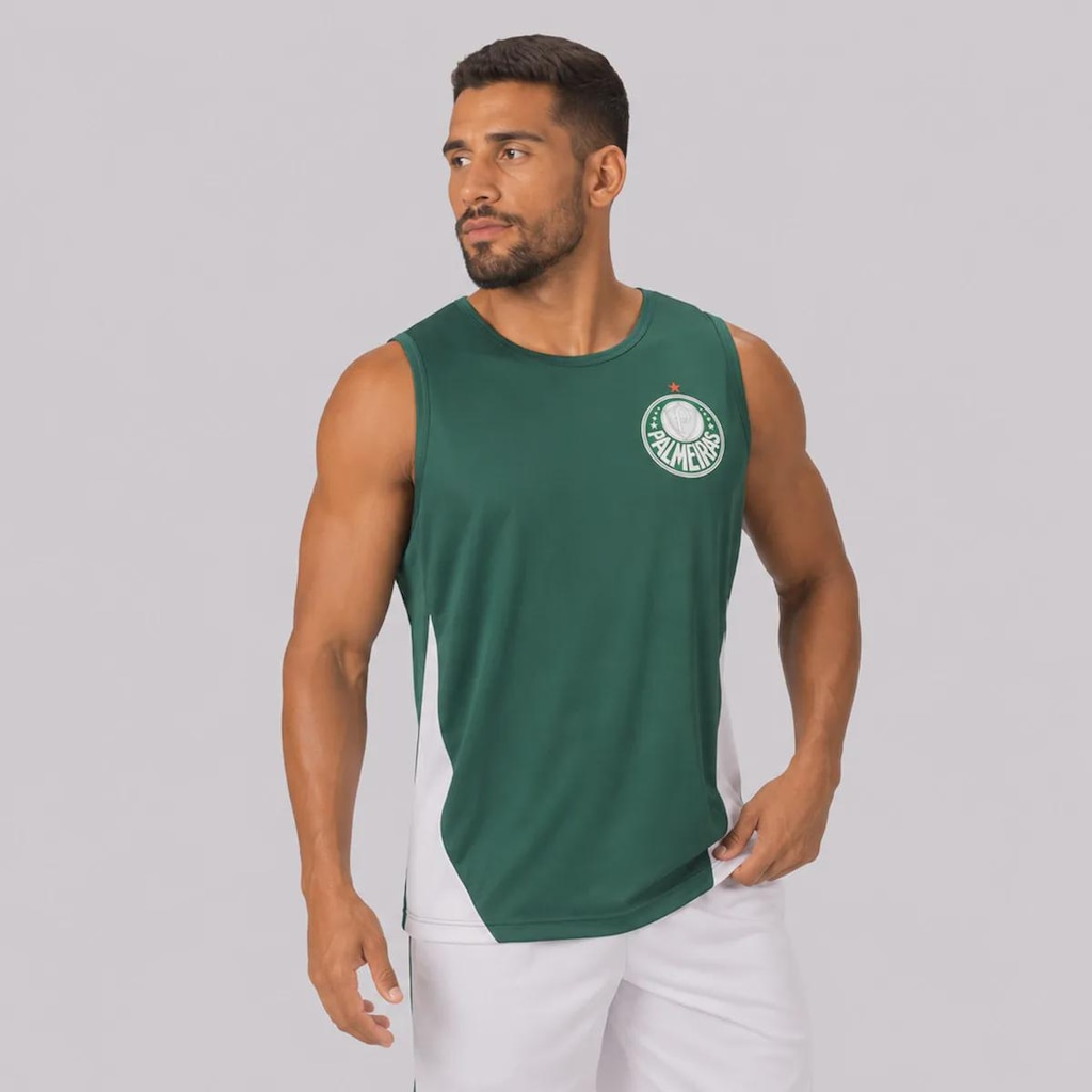 Imagem 2 do produto Camiseta Regata do Palmeiras Alviverde II Masculina