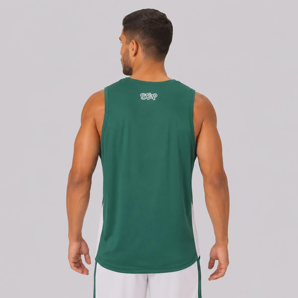 Imagem 4 do produto Camiseta Regata do Palmeiras Alviverde II Masculina
