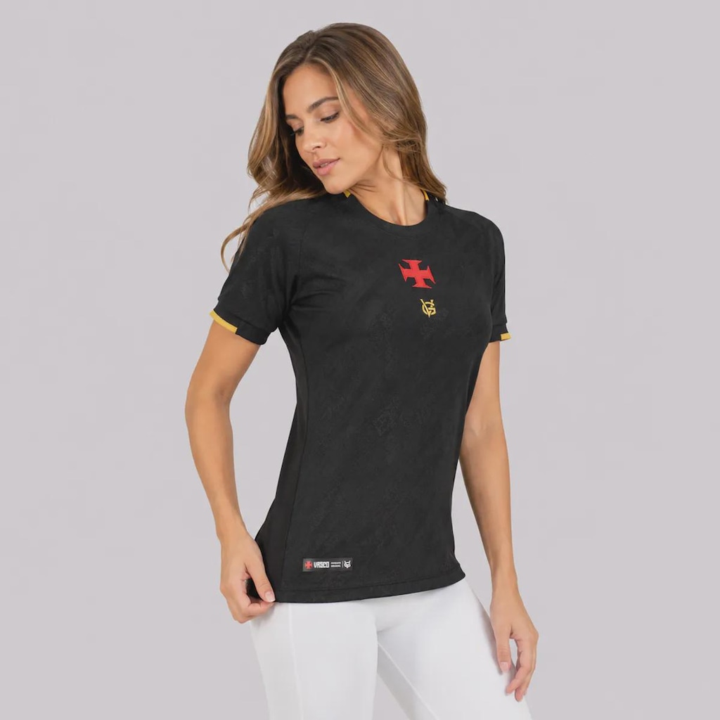 Imagem 2 do produto Camisa do Vasco Gigante de Ouro Feminina
