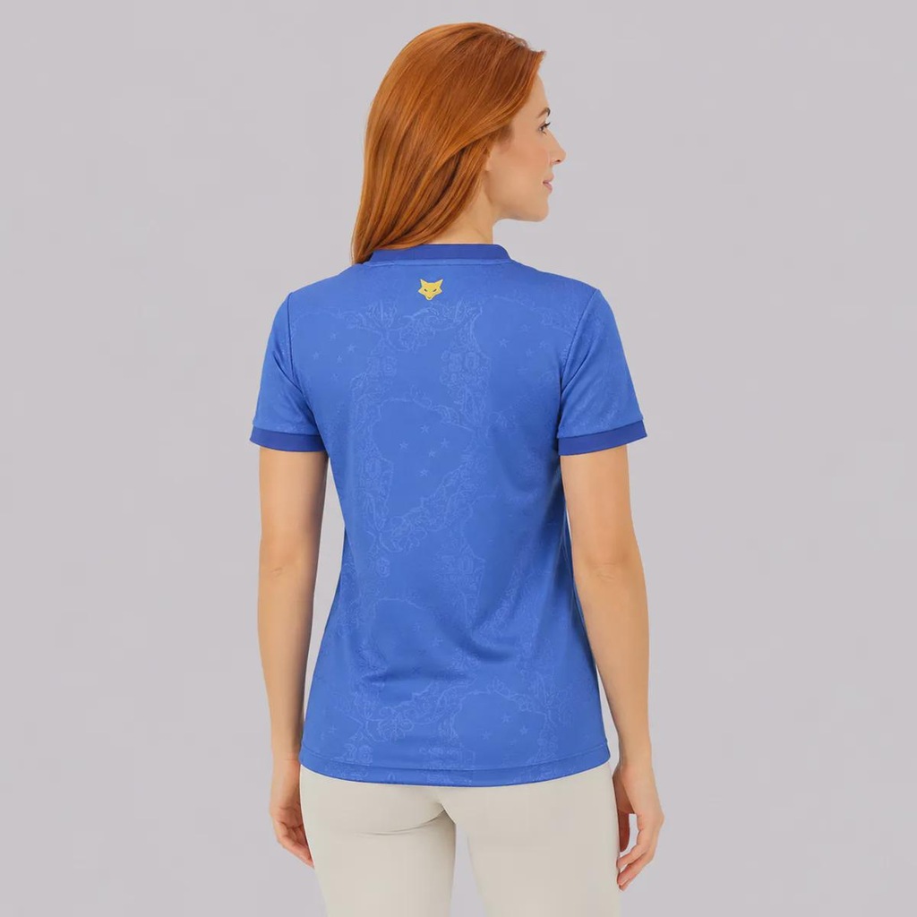 Imagem 4 do produto Camisa do Cruzeiro Retrô 1976 Jacquard Feminina