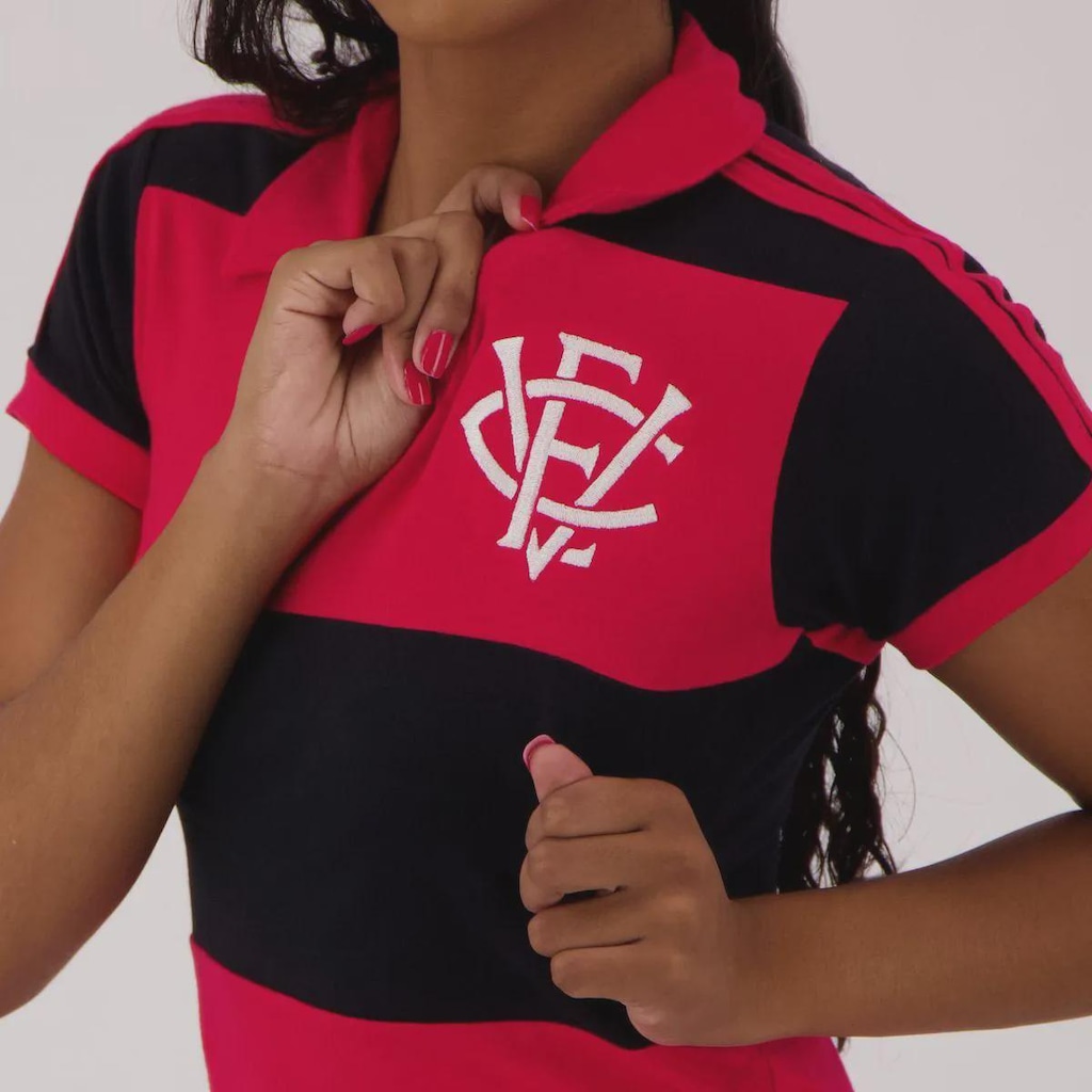 Imagem 4 do produto Camisa do Vitória Retrô 1990 Feminina