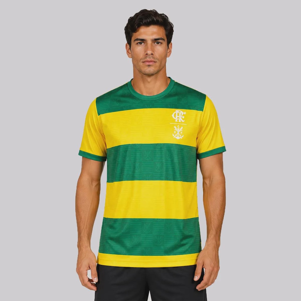Imagem 5 do produto Kit Camisas do Flamengo Pairar e Manto - 2 Unidades Masculina
