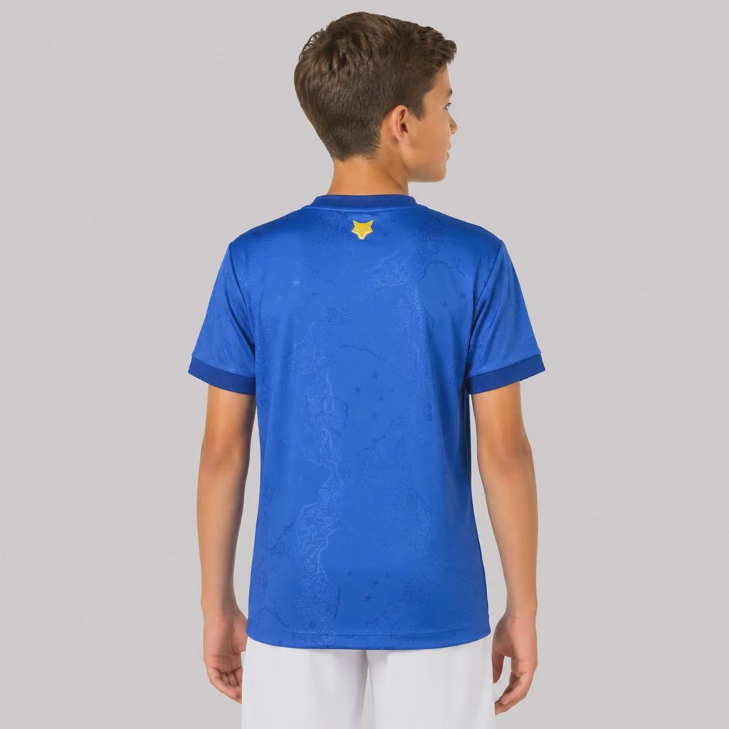 Imagem 4 do produto Camisa do Cruzeiro Retrô 1976 Jacquard Infantil